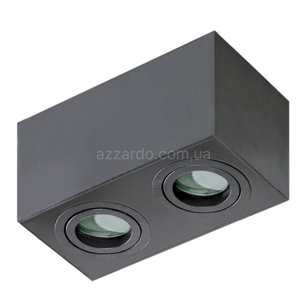 Точечный светильник Azzardo AZ2879 Brant Square 2 IP44 BK