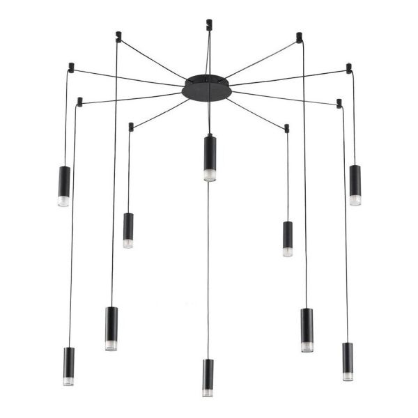 Люстра Azzardo AZ2905 + AZ2679 x 10 + AZ2681 x 10 Ziko