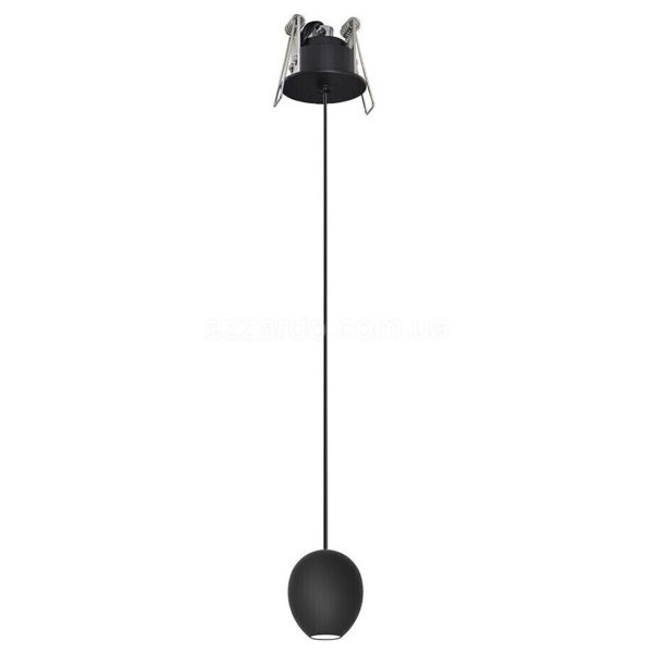 Подвесной светильник Azzardo AZ3096 Ovum 1 pendant downlight (black)