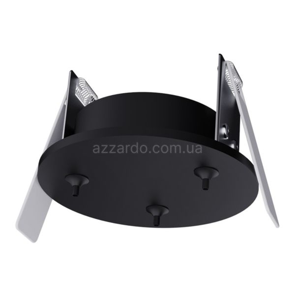 Стельова чаша  Azzardo AZ5420 CANOPY GIPS 15cm TRIPLE BK