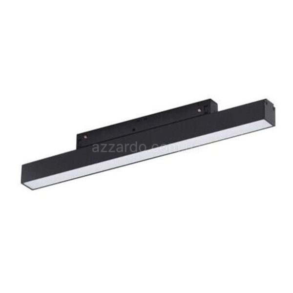 Магнітний трековий світильник Azzardo AZ6236 ALFA SAGA TRACK MAGNETIC 2LINE 12W CCT SWITCH DIM BK
