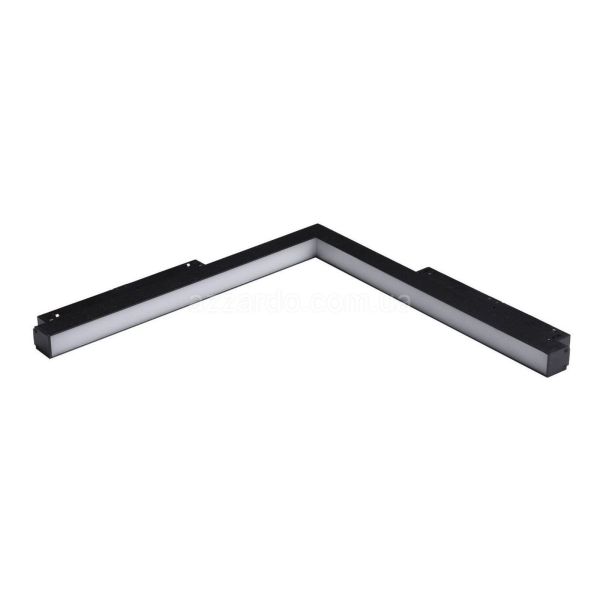 Магнітний трековий світильник Azzardo AZ6245 ALFA SAGA TRACK MAGNETIC 2LINE CORNER B 24W CCT SWITCH DIM BK