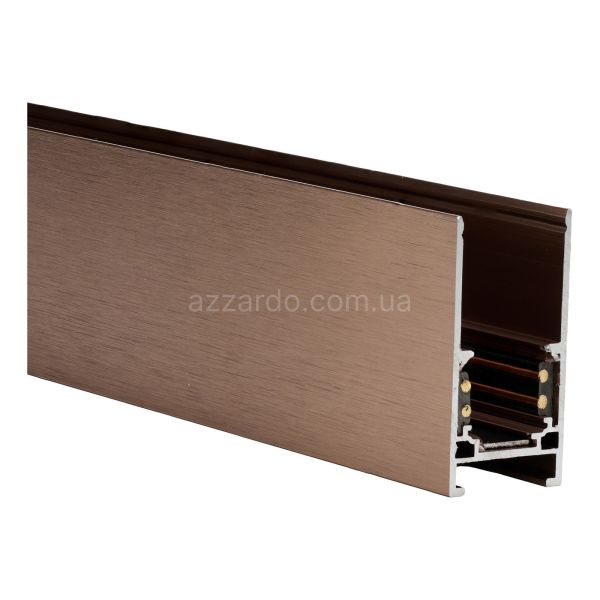Магнітний шинопровід 2м Azzardo AZ6357 ALFA TRACK MAGNETIC52 2m + 2x END CAP ANODISED CHOCOLATE