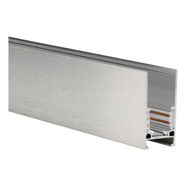 Магнітний шинопровід 2м Azzardo AZ6359 ALFA TRACK MAGNETIC52 2m + 2x END CAP ANODISED SILVER